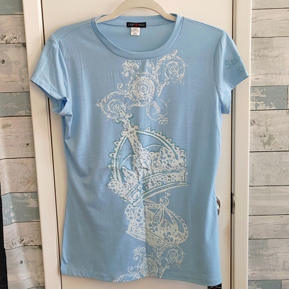 Lady Noiz Medium Sturgis Blue Tshirt